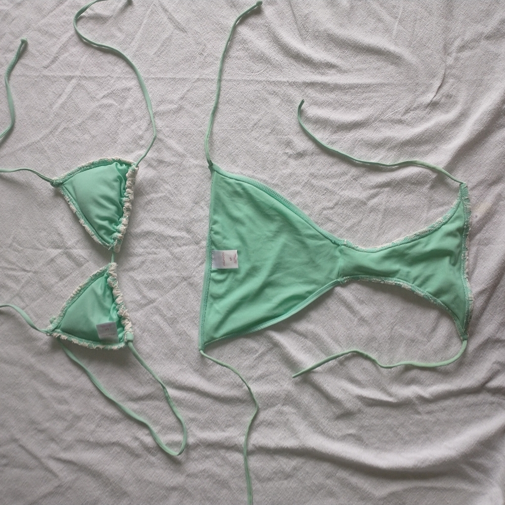 Women's mint green Xhilaration bikini set - Picture 7 of 8